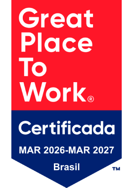 Selo Great Place To Work - Cristália Certificada 2026-2027